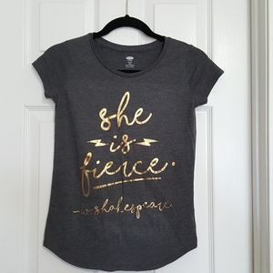 She Is Fierce girl's shirt